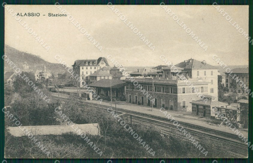 Savona Alassio Stazione cartolina MT4011 – fronte