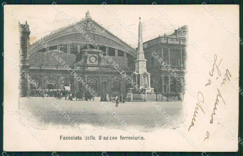 Roma città Stazione cartolina MT4012 – fronte