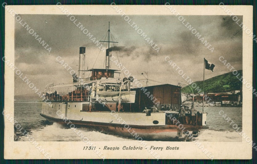 Reggio Calabria Ferry Boats cartolina MT4034 – fronte