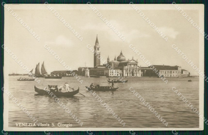 Venezia Isola San Giorgio Gondole Foto cartolina MT4038 – fronte