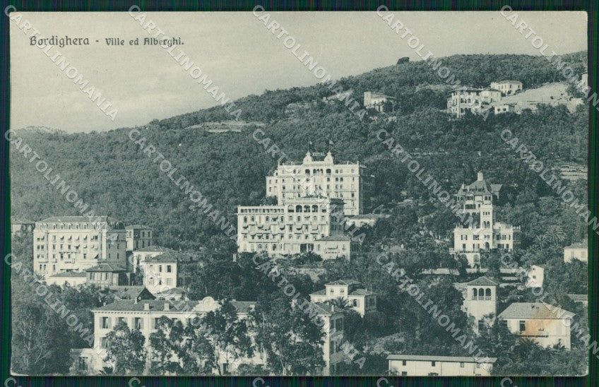 Imperia Bordighera cartolina MT4047 – fronte