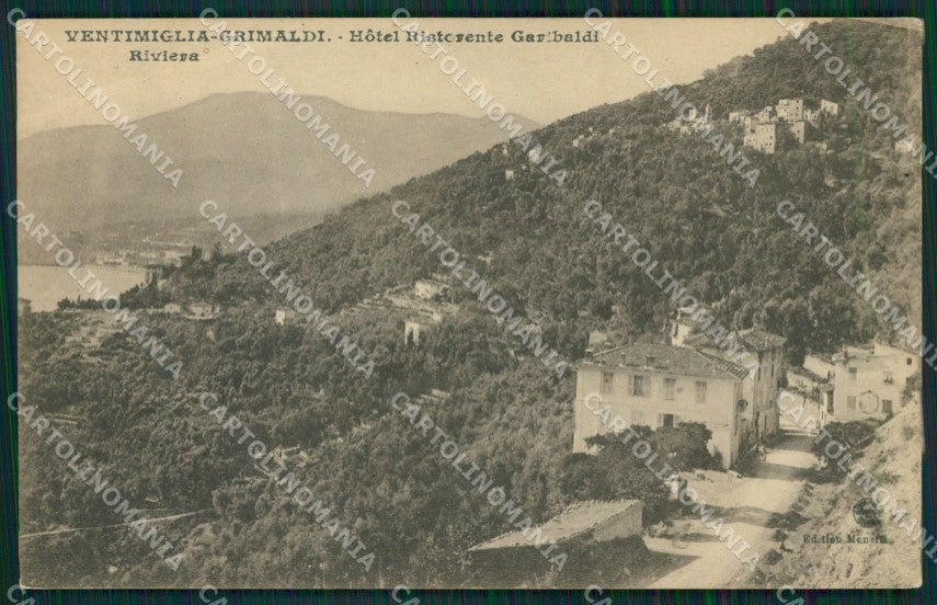 Imperia Ventimiglia Grimaldi Ristorante Garibaldi cartolina MT4052 – fronte
