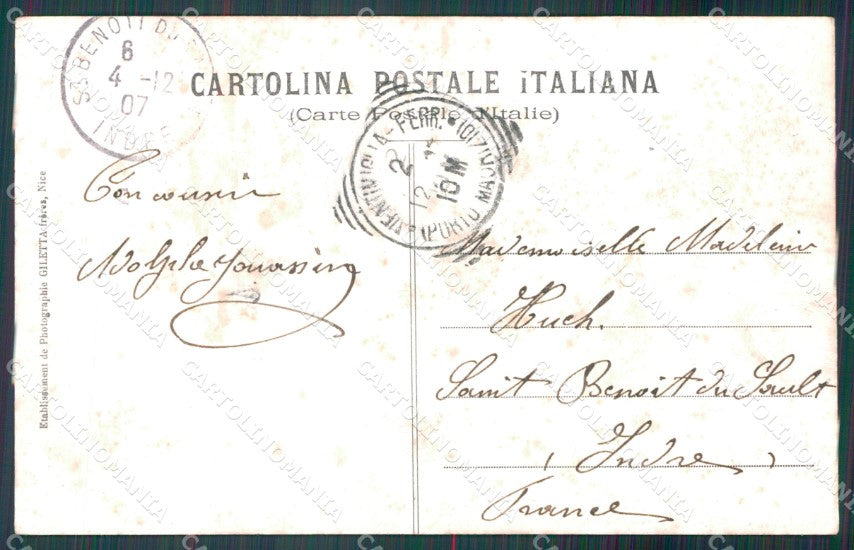 Imperia Ventimiglia Grimaldi Balzi Rossi cartolina MT4054 – retro