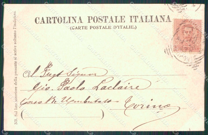 Roma città Carro del Vino Costumi cartolina MT4071 – retro