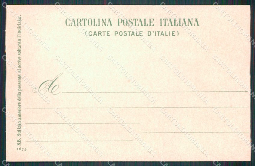 Napoli città Caprai Costumi cartolina MT4074 – retro