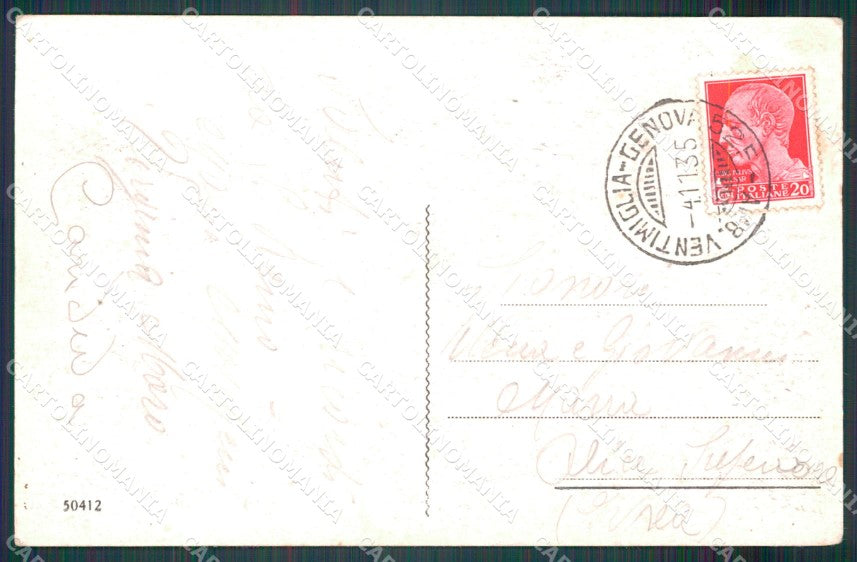 Imperia Sanremo cartolina MT4090 – retro