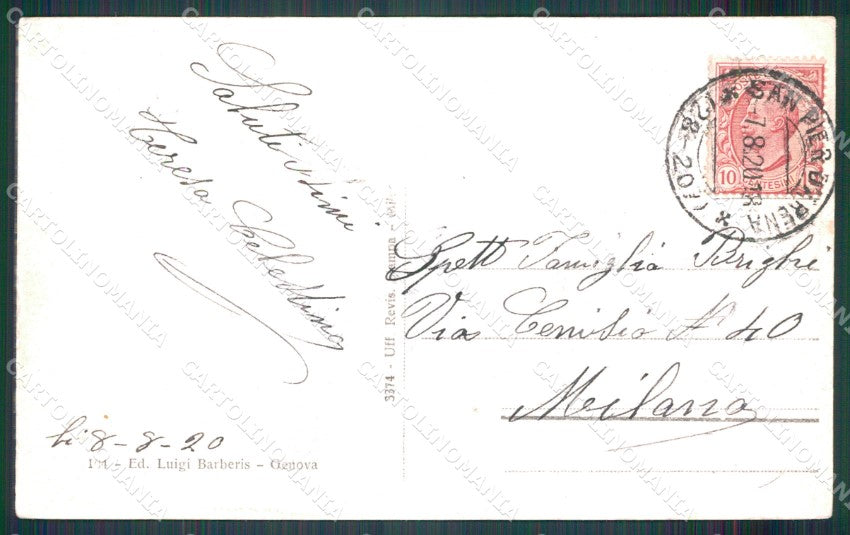 Genova Sampierdarena cartolina MT4094 – retro