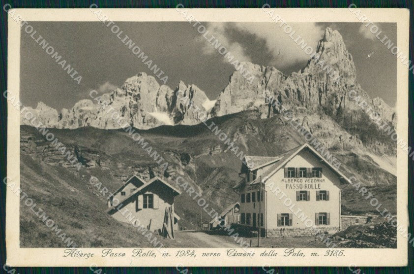 Trento Passo Rolle Cimone della Pala cartolina MT4125 – fronte