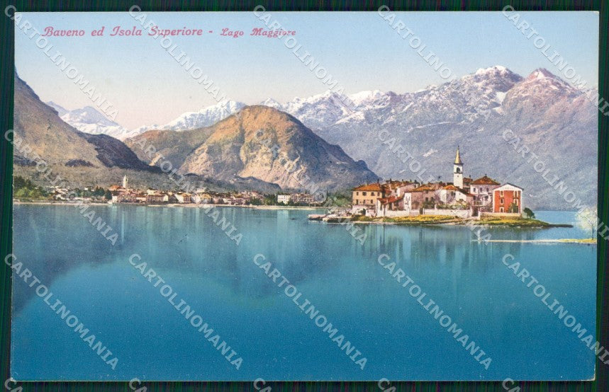 Verbania Baveno Isola Superiore Lago Maggiore cartolina MT4156 – fronte