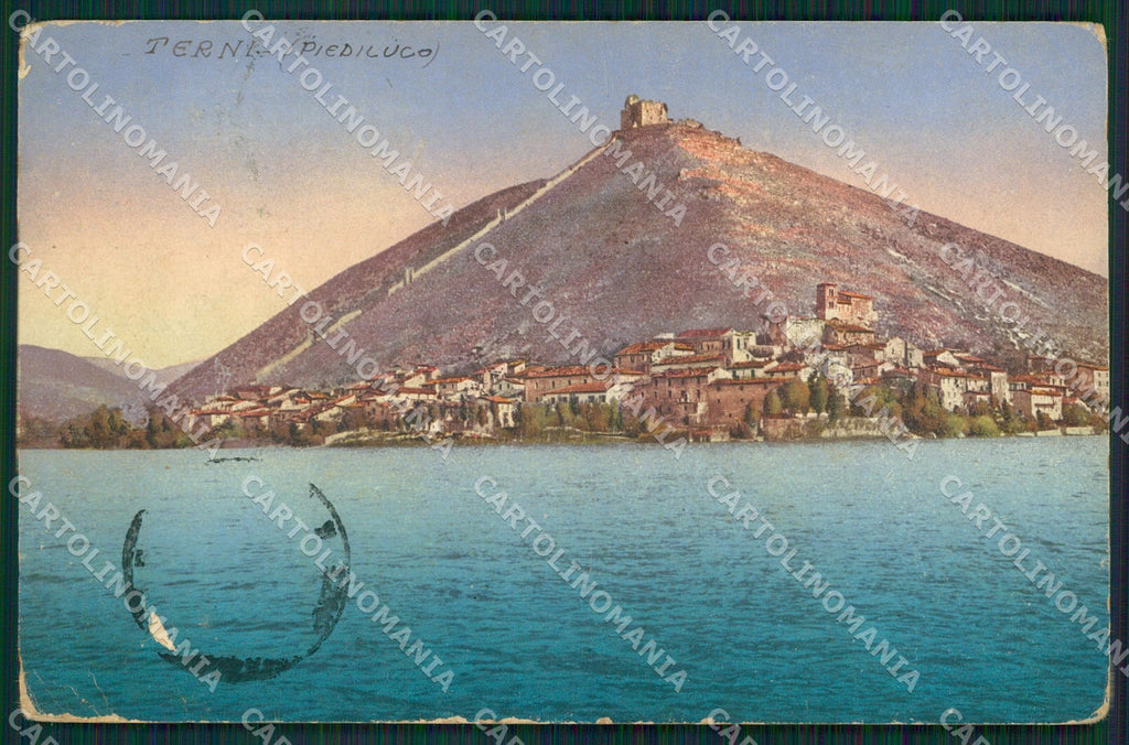 Terni Piediluco Lago di ABRASA cartolina MT4159 – fronte