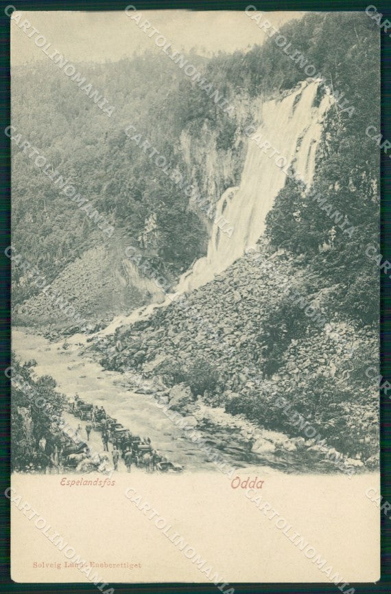 Norvegia Odda cartolina MT4168 – fronte