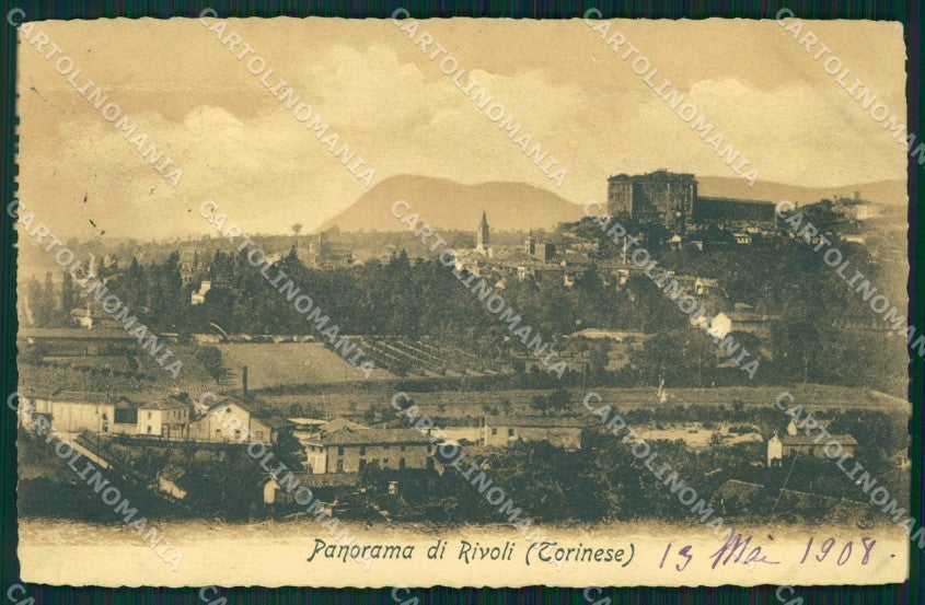 Torino Rivoli Torinese Panorama cartolina MT4187 – fronte