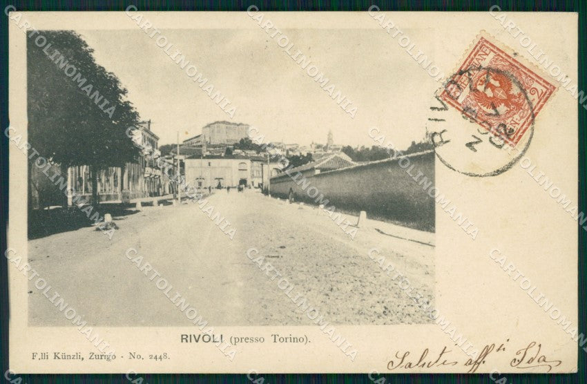 Torino Rivoli Torinese PIEGHINA cartolina MT4191 – fronte