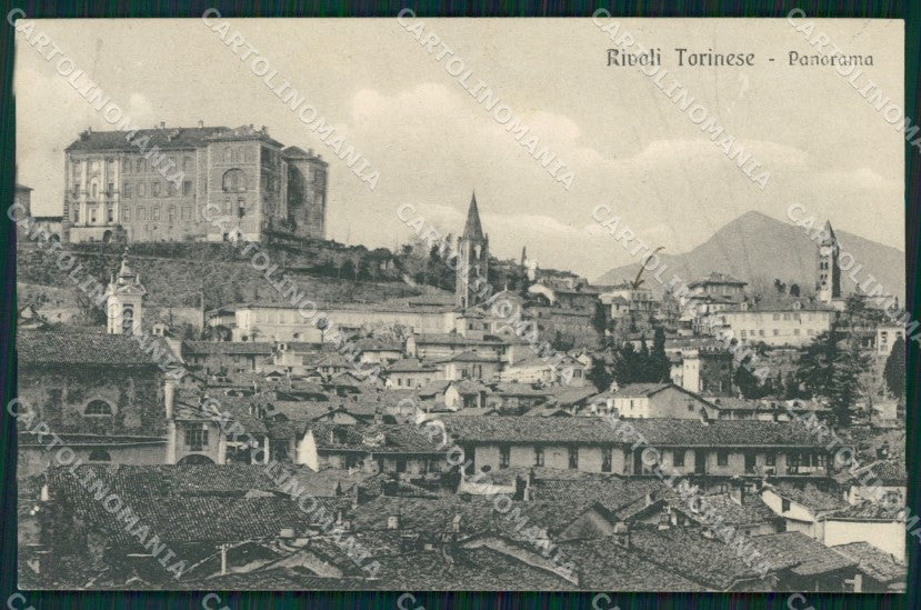 Torino Rivoli Torinese Panorama cartolina MT4196 – fronte