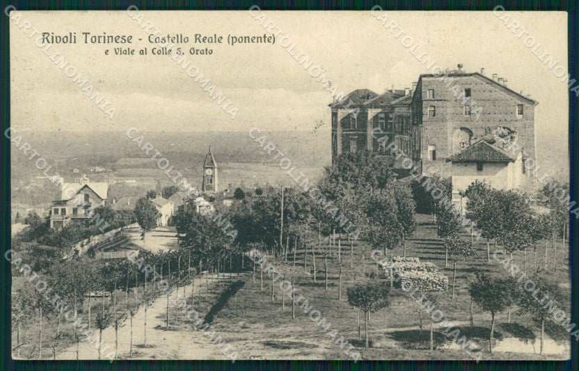 Torino Rivoli Torinese Castello Reale cartolina MT4200 – fronte