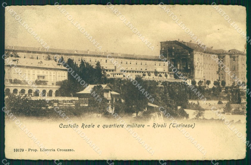 Torino Rivoli Torinese Castello Reale cartolina MT4208 – fronte