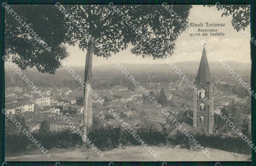 Torino Rivoli Torinese Panorama cartolina MT4209 – fronte