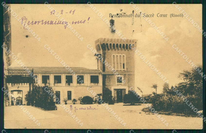Torino Rivoli Torinese Pensionato del Sacro Cuore cartolina MT4213 – fronte