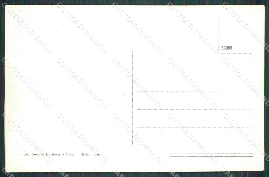 Torino Rivoli Torinese Chiesa Parrocchiale cartolina MT4215 – retro