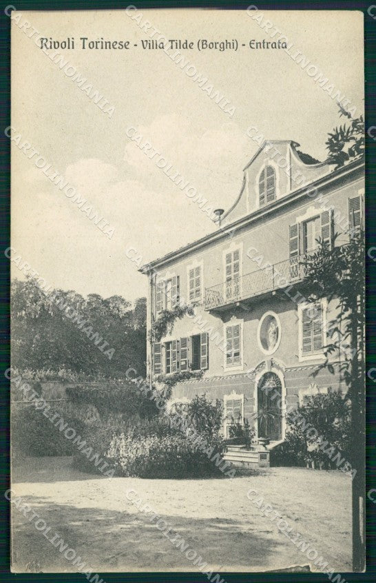 Torino Rivoli Torinese Villa Tilde Borghi cartolina MT4217 – fronte