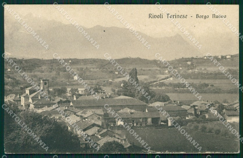 Torino Rivoli Torinese Borgo Nuovo cartolina MT4218 – fronte