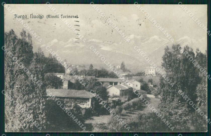 Torino Rivoli Torinese Borgo Nuovo cartolina MT4219 – fronte