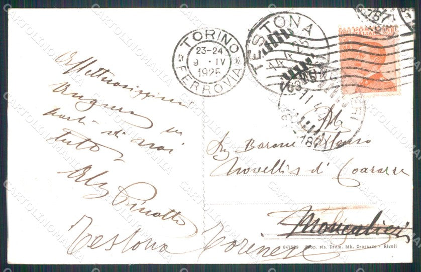 Torino Rivoli Torinese Borgo Nuovo cartolina MT4219 – retro
