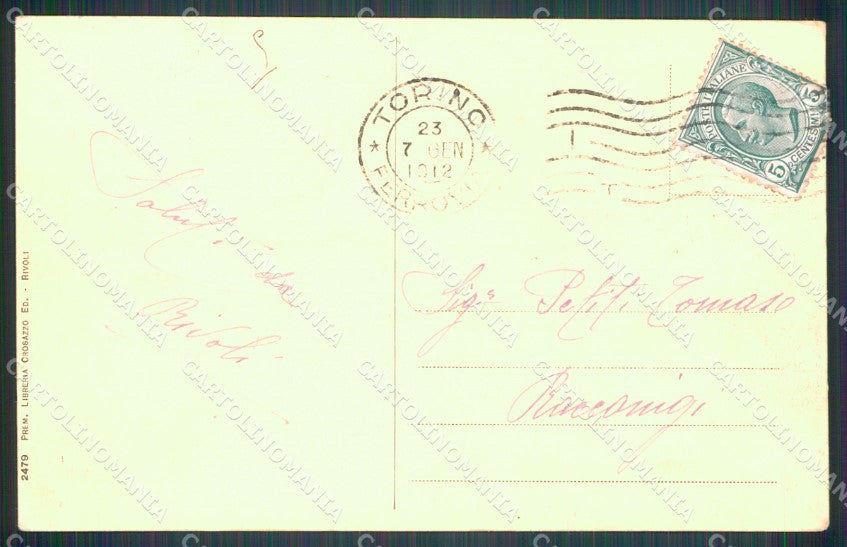 Torino Rivoli Torinese ABRASA cartolina MT4220 – retro