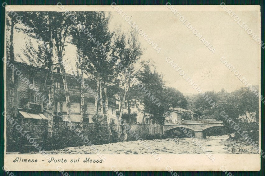 Torino Almese Ponte sul Messa SCOLLATA cartolina MT4231 – fronte
