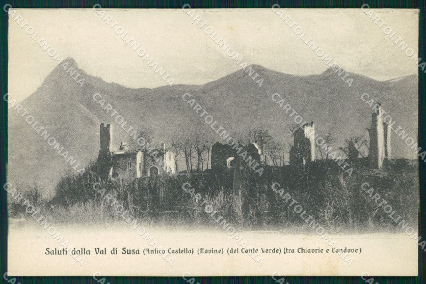 Torino Val di Susa Chiavrie Condove cartolina MT4237 – fronte