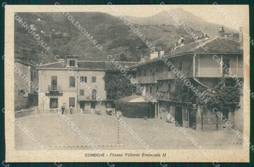 Torino Condove Piazza Vittorio Emanuele cartolina MT4240 – fronte