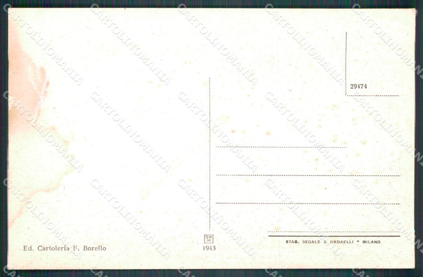Torino Condove Piazza Vittorio Emanuele cartolina MT4240 – retro