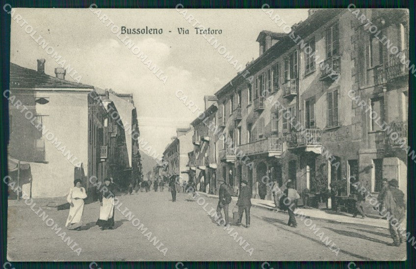 Torino Bussoleno Via del Traforo ABRASA cartolina MT4258 – fronte