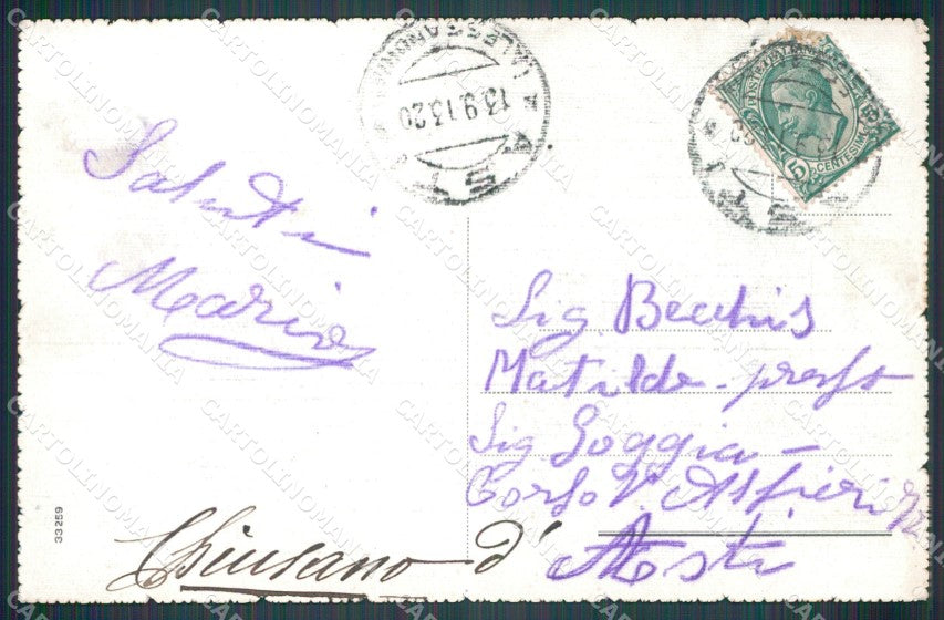 Torino Bussoleno Foresto cartolina MT4260 – retro