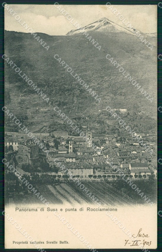 Torino Susa Panorama cartolina MT4267 – fronte