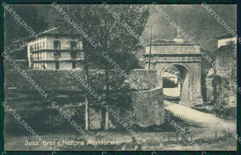 Torino Susa Arco Monmorone SCOLLATA cartolina MT4276 – fronte