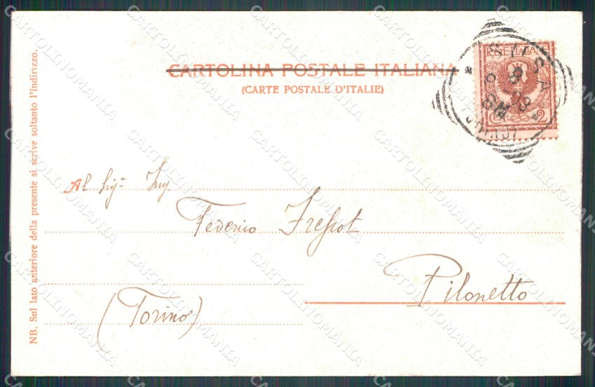 Torino Susa Arco di Cesare Augusto cartolina MT4277 – retro