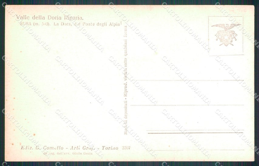 Torino Susa Foto cartolina MT4279 – retro