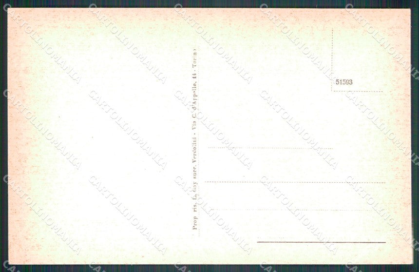 Torino Susa Via Mazzini PIEGA cartolina MT4286 – retro