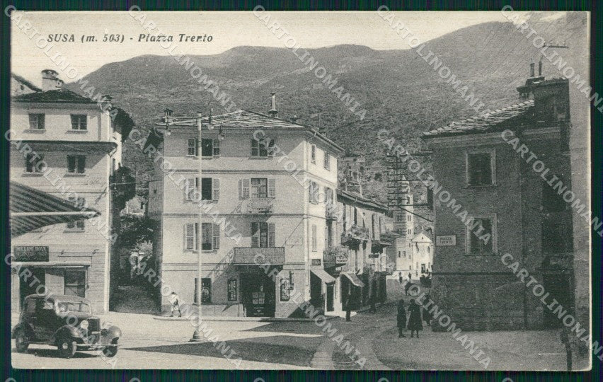 Torino Susa Piazza Trento cartolina MT4287 – fronte