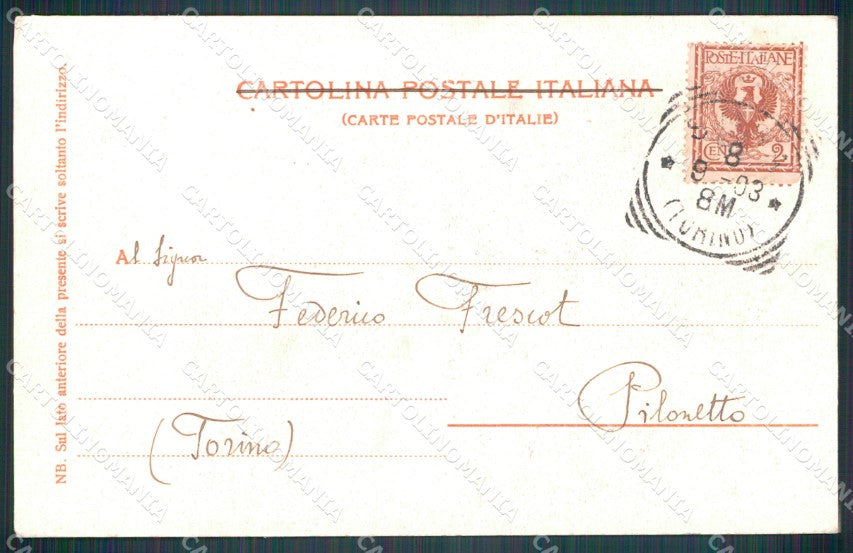 Torino Susa Piazza del Sole cartolina MT4290 – retro