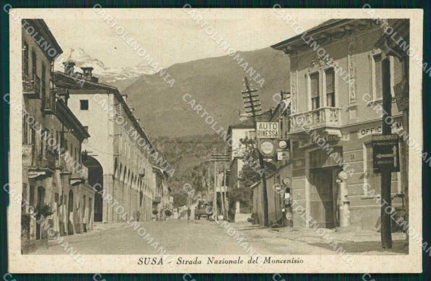 Torino Susa Strada Nazionale del Moncenisio cartolina MT4294 – fronte