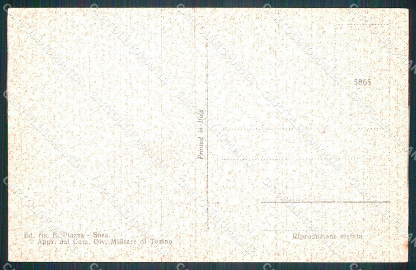 Torino Susa Strada Nazionale del Moncenisio cartolina MT4294 – retro