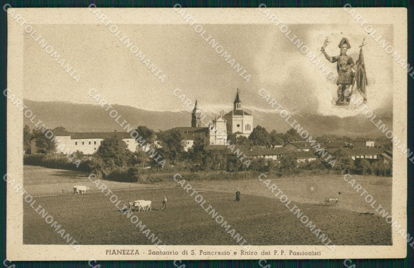 Torino Pianezza Santuario di San Pancrazio cartolina MT4299 – fronte