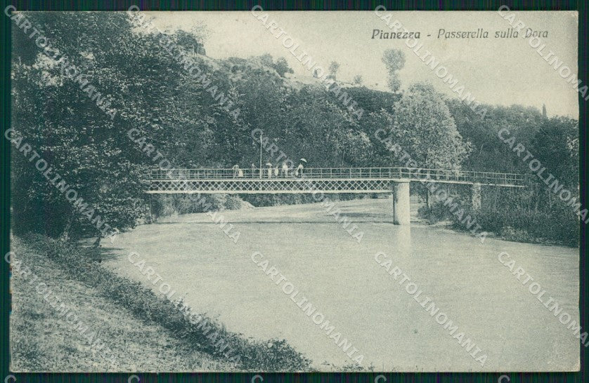 Torino Pianezza Passerella sulla Dora cartolina MT4301 – fronte