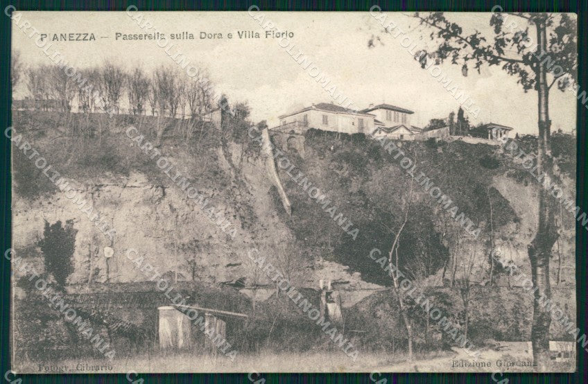 Torino Pianezza Passerella sulla Dora cartolina MT4309 – fronte