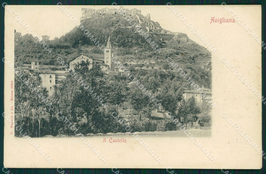 Torino Avigliana Castello cartolina MT4322 – fronte