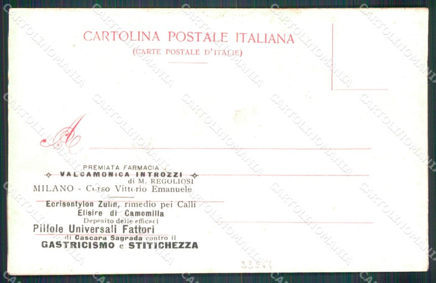 Torino Avigliana Castello cartolina MT4322 – retro