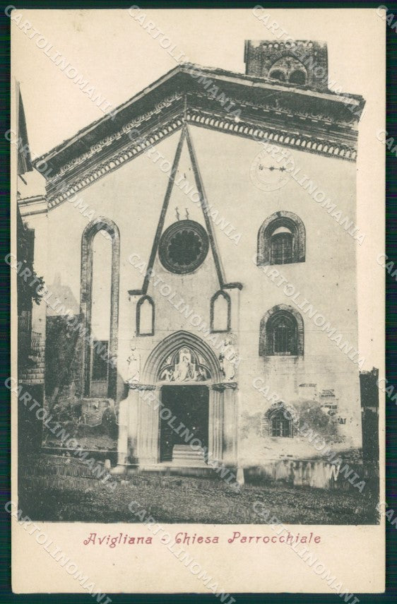 Torino Avigliana Chiesa Parrocchiale cartolina MT4330 – fronte