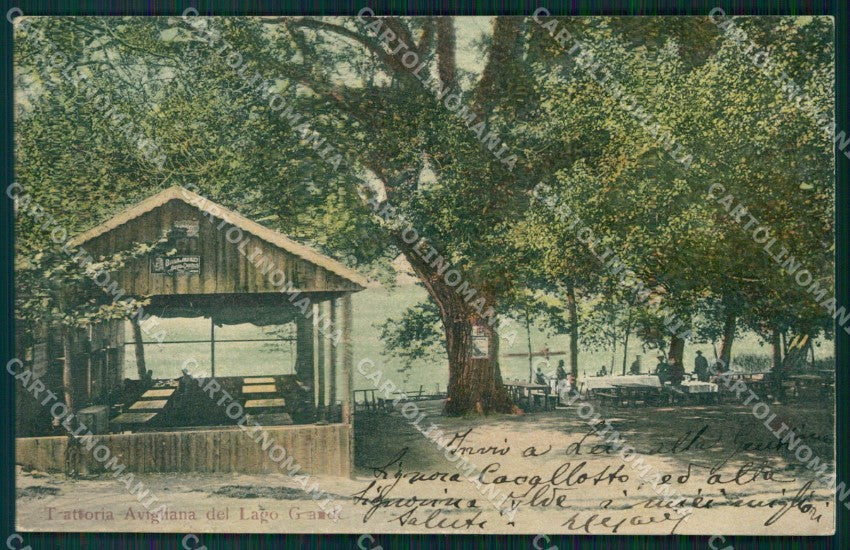 Torino Avigliana Trattoria Lago Grande cartolina MT4336 – fronte